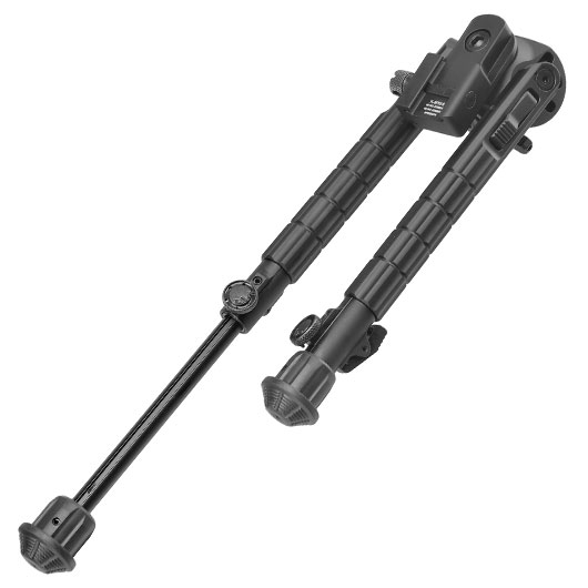 UTG Heavy Duty Recon 360 Grad Fine Tune Metall Zweibein - Gummife 200 - 310 mm schwarz - Version 3 Bild 4