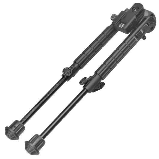 UTG Heavy Duty Recon 360 Grad Fine Tune Metall Zweibein - Gummife 200 - 310 mm schwarz - Version 3 Bild 6