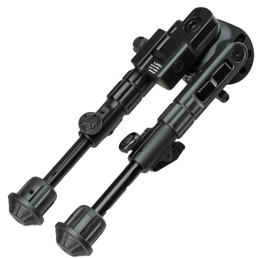 UTG Heavy Duty Recon 360 Grad Fine Tune Metall Zweibein - Gummife 133 - 172 mm schwarz - Version 3 Bild 6