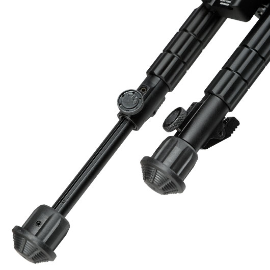 UTG Heavy Duty Recon 360 Grad Fine Tune Metall Zweibein - Gummife 160 - 230 mm schwarz - Version 3 Bild 5