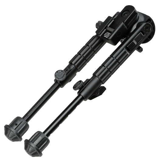 UTG Heavy Duty Recon 360 Grad Fine Tune Metall Zweibein - Gummife 160 - 230 mm schwarz - Version 3 Bild 6
