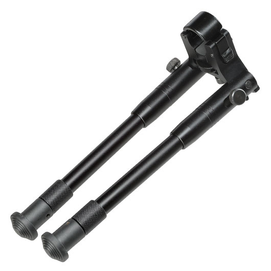 UTG Tactical Clamp-On Bipod Metall Zweibein - Gummife 205 - 250 mm schwarz
