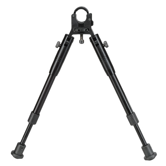 UTG Tactical Clamp-On Bipod Metall Zweibein - Gummife 205 - 250 mm schwarz Bild 2