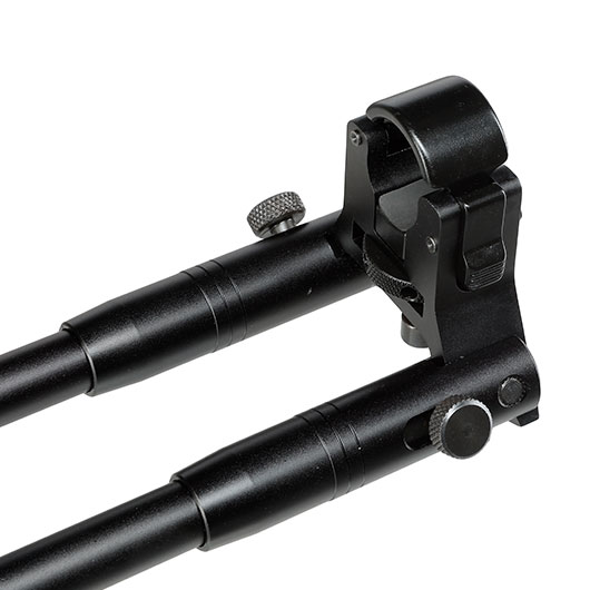 UTG Tactical Clamp-On Bipod Metall Zweibein - Gummife 205 - 250 mm schwarz Bild 3