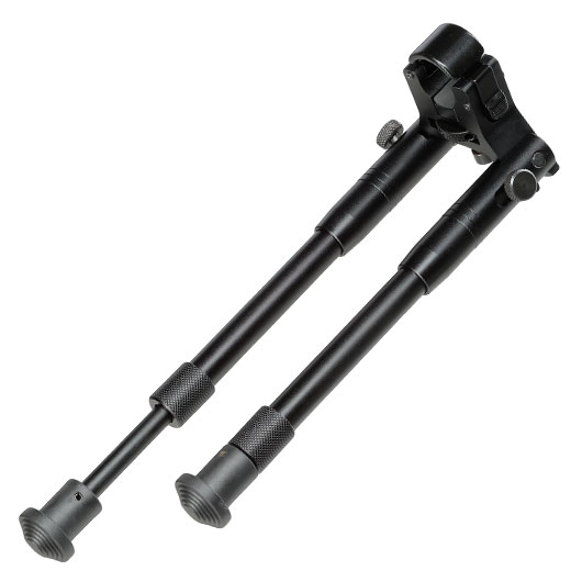 UTG Tactical Clamp-On Bipod Metall Zweibein - Gummife 205 - 250 mm schwarz Bild 4