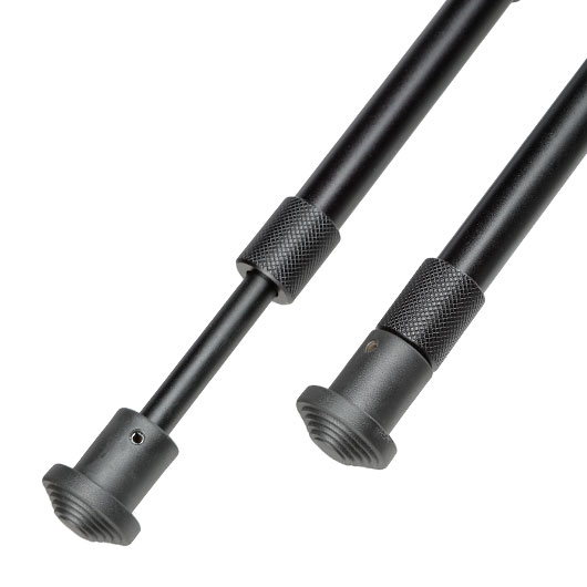 UTG Tactical Clamp-On Bipod Metall Zweibein - Gummife 205 - 250 mm schwarz Bild 5
