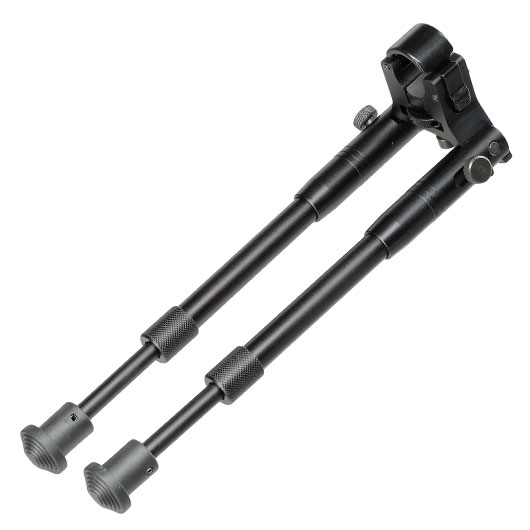 UTG Tactical Clamp-On Bipod Metall Zweibein - Gummife 205 - 250 mm schwarz Bild 6