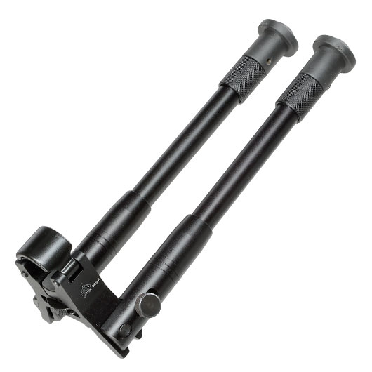 UTG Tactical Clamp-On Bipod Metall Zweibein - Gummife 205 - 250 mm schwarz Bild 7