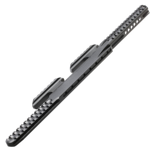 Action Army Aluminium Long Scope Rail / 21mm Zielgertschiene f. Tokyo Marui M40A5 Gewehre grau