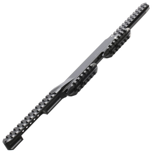 Action Army Aluminium Long Scope Rail / 21mm Zielgertschiene f. Tokyo Marui M40A5 Gewehre grau Bild 1