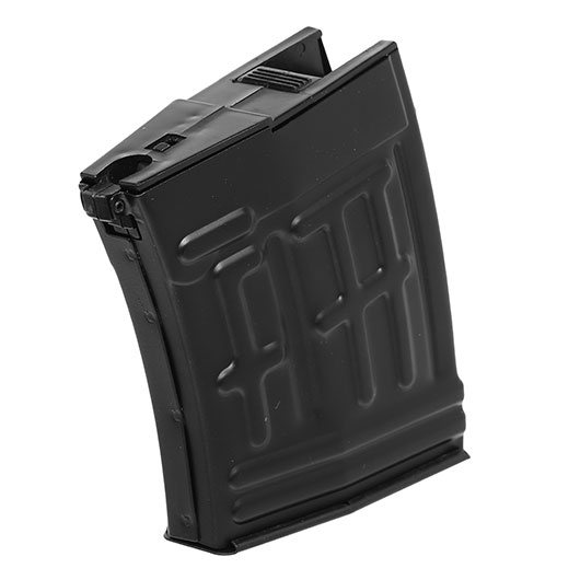 A&K SVD Springer Stahlblech Magazin Hi-Cap 190 Schuss schwarz