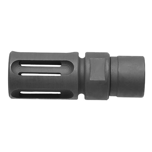 Evolution CNC Stahl Birdcage Flash-Hider stahlgrau 14mm- Bild 4