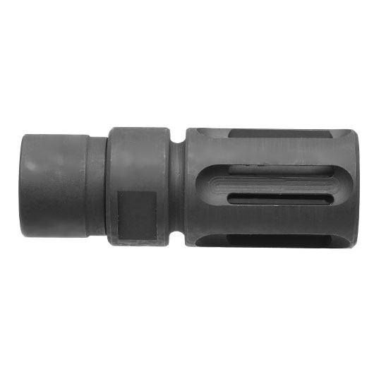 Evolution CNC Stahl Birdcage Flash-Hider stahlgrau 14mm- Bild 5