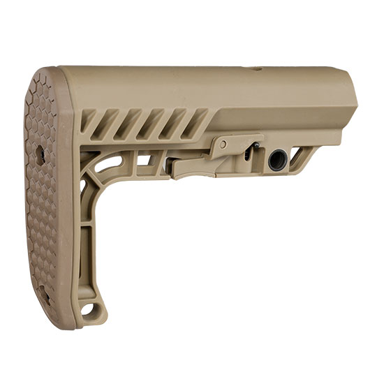 Nuprol M4 AXE Retractable Schaft f. M4 Stock-Tubes tan Bild 3