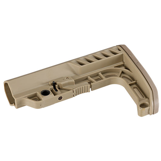 Nuprol M4 AXE Retractable Schaft f. M4 Stock-Tubes tan Bild 5