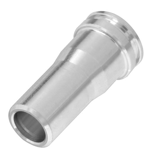 ICS Aluminium CNC Nozzle mit O-Ring 19,55 mm f. ICS L85 / L86 S-AEG Gewehre silber