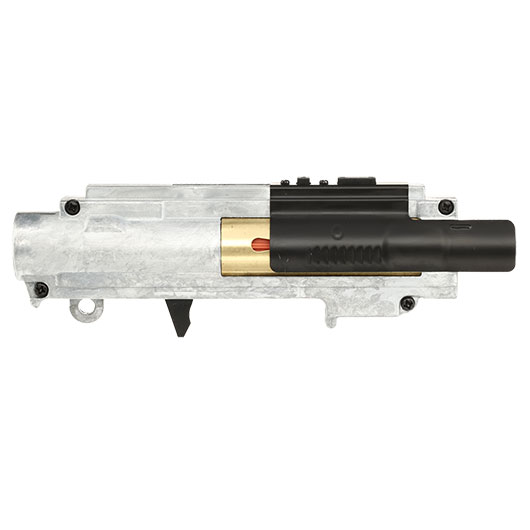 ICS M4 / M16 Split-Design Gearbox M110 komplett EBB / QD-Version oben silber MA-442 Bild 5