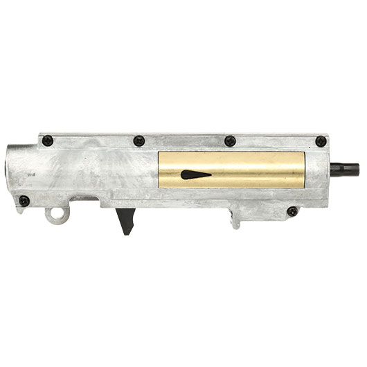 ICS M4 / M16 Split-Design Gearbox M120 komplett Standard Version oben silber MA-340 Bild 5