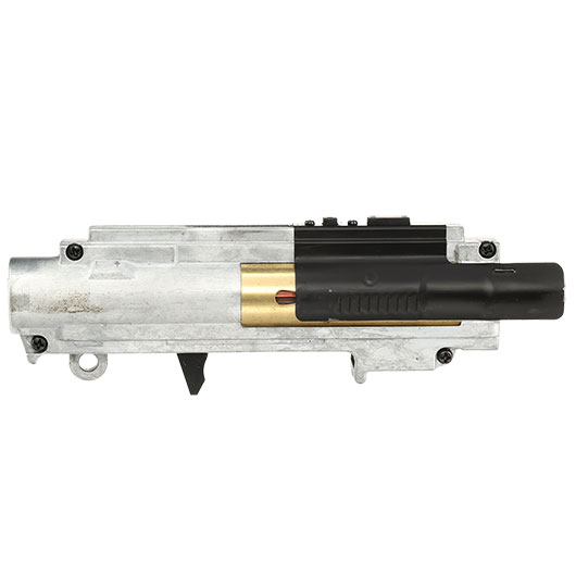 ICS M4 / M16 Split-Design Gearbox M120 komplett EBB / QD-Version oben silber MA-193 Bild 5