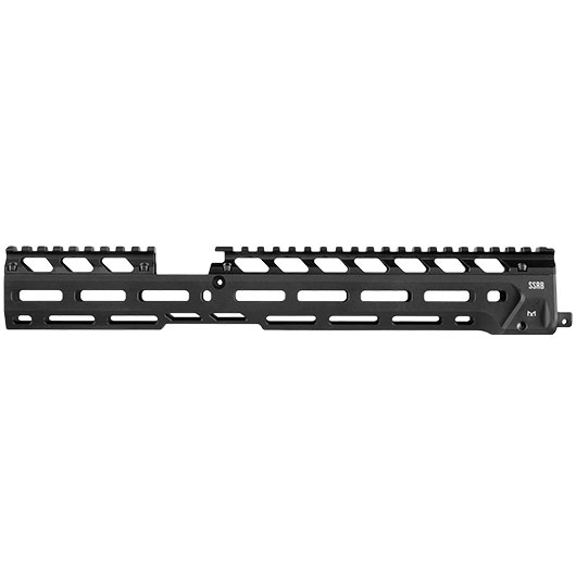 VFC T91 SOC SSRB 13,7 Zoll M-LOK Aluminium Handguard f. VFC T91 GBB Gewehre schwarz Bild 4
