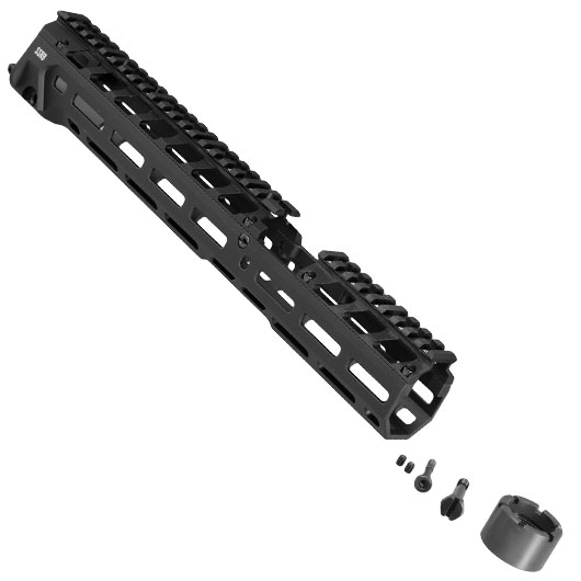 VFC T91 SOC SSRB 13,7 Zoll M-LOK Aluminium Handguard f. VFC T91 GBB Gewehre schwarz Bild 7