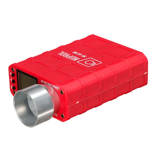Nuprol AC100 Chronograph mit eingebautem Akku f. Airsoft rot