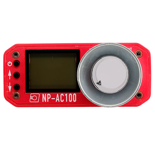 Nuprol AC100 Chronograph mit eingebautem Akku f. Airsoft rot Bild 6
