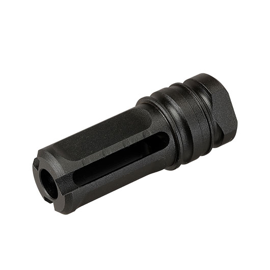 G&G S-Series Type 12 Stahl Flash-Hider schwarz 14mm-