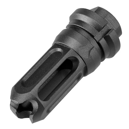G&G S-Series Type 9 Stahl Flash-Hider schwarz 14mm-