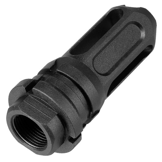 G&G S-Series Type 9 Stahl Flash-Hider schwarz 14mm- Bild 2