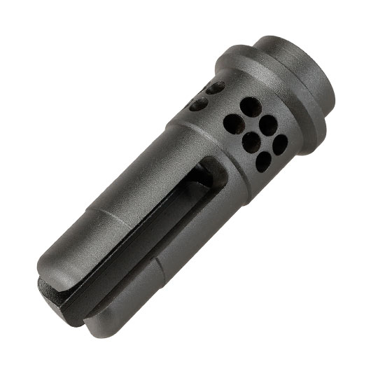 G&G Trident Type Stahl Flash-Hider schwarz 14mm-