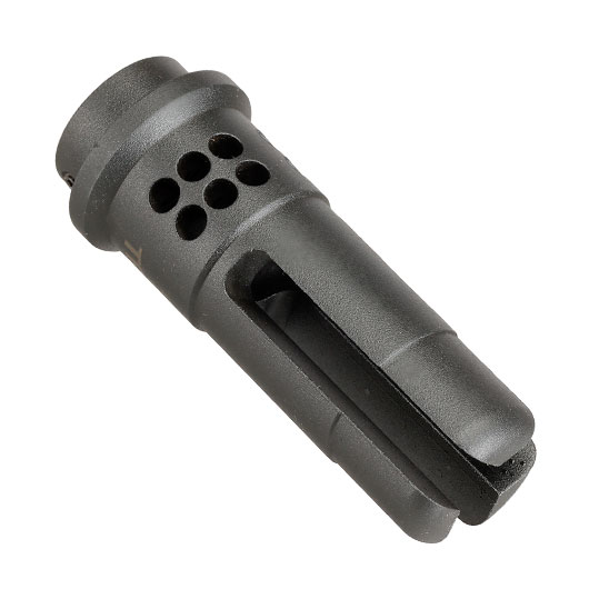 G&G Trident Type Stahl Flash-Hider schwarz 14mm- Bild 1