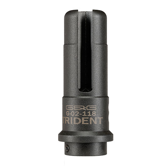 G&G Trident Type Stahl Flash-Hider schwarz 14mm- Bild 4