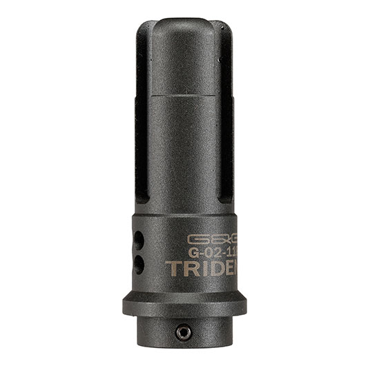 G&G Trident Type Stahl Flash-Hider schwarz 14mm- Bild 5
