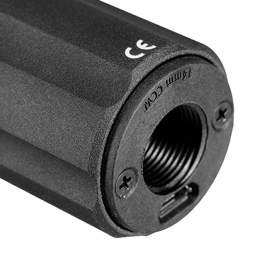 G&G MF122T Aluminium Micro Tracer / Muzzle Flasher Unit inkl. integriertem Akku 14mm- schwarz Bild 8