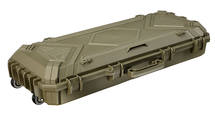 SRC Rainproof Hard Case Waffenkoffer / Trolley 97 x 40 x 16 cm Waben-Schaumstoff Ranger Green