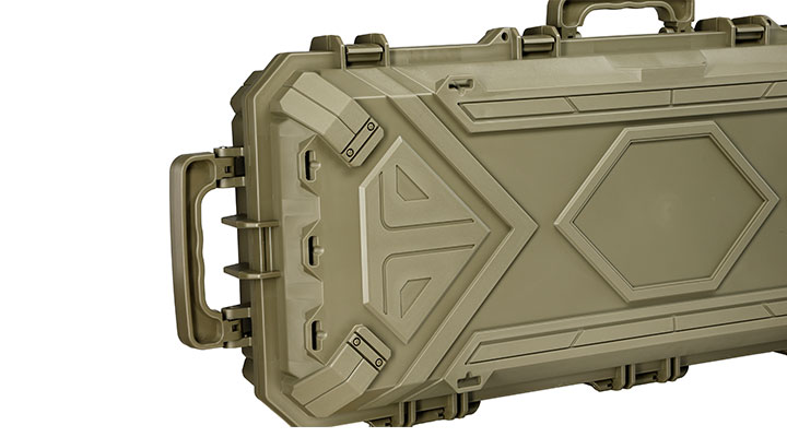 SRC Rainproof Hard Case Waffenkoffer / Trolley 97 x 40 x 16 cm Waben-Schaumstoff Ranger Green Bild 8