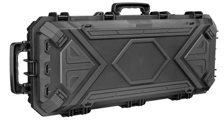 SRC Rainproof Hard Case Waffenkoffer / Trolley 97 x 40 x 16 cm Waben-Schaumstoff schwarz Bild 1