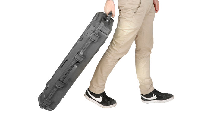 SRC Rainproof Hard Case Waffenkoffer / Trolley 97 x 40 x 16 cm Waben-Schaumstoff schwarz Bild 11