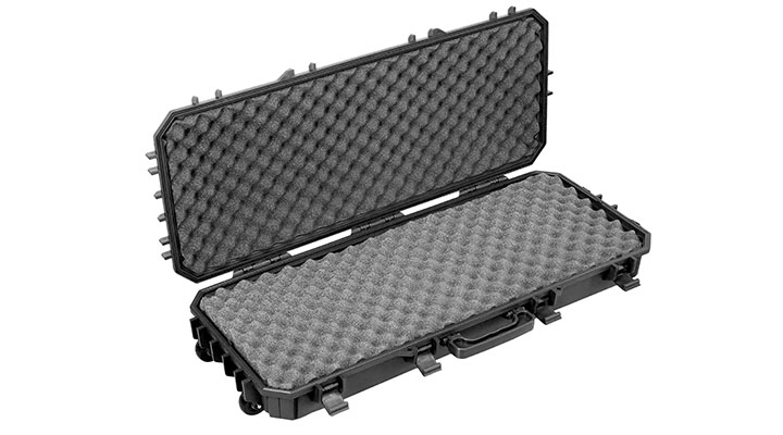SRC Rainproof Hard Case Waffenkoffer / Trolley 97 x 40 x 16 cm Waben-Schaumstoff schwarz Bild 5