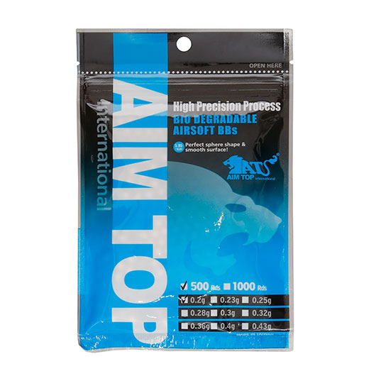 AIM Top High Precision BIO 0.20g 500er Beutel hellgrau