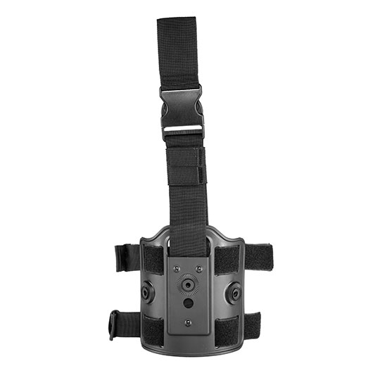 Nuprol Perfect Fit Holster Drop Leg Plate / Beinplattform schwarz