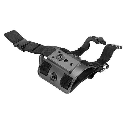 Nuprol Perfect Fit Holster Drop Leg Plate / Beinplattform schwarz Bild 2