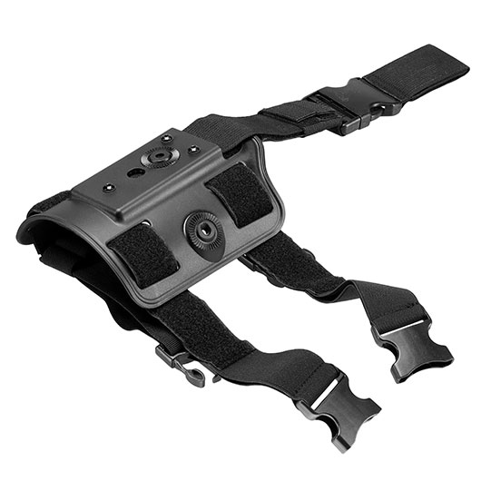 Nuprol Perfect Fit Holster Drop Leg Plate / Beinplattform schwarz Bild 3