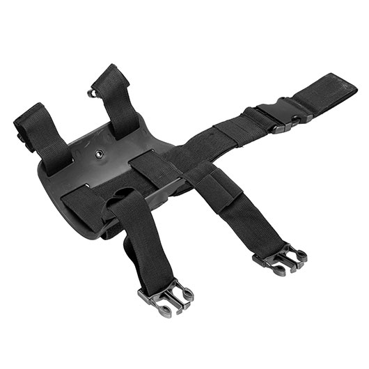 Nuprol Perfect Fit Holster Drop Leg Plate / Beinplattform schwarz Bild 4
