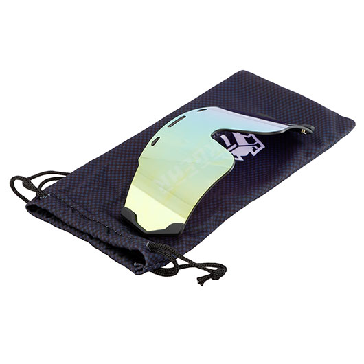 TRGear Wechselglas fr Tactical Shooting Goggle Schiebrille Glasfarbe gold-verspiegelt Bild 1
