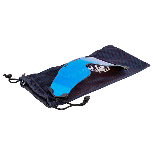 TRGear Wechselglas fr Tactical Shooting Goggle Schiebrille Glasfarbe blau-verspiegelt Bild 1