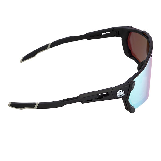 TRGear Tactical Shooting Goggle Schiebrille Komplettset mit Etui schwarz - Glasfarbe gold Bild 5