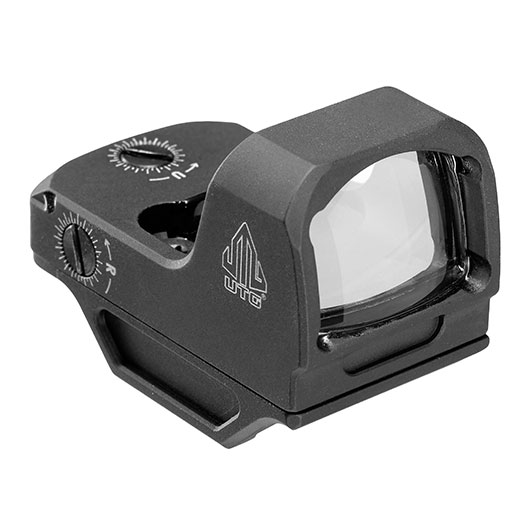 UTG OP3 Reflex Micro Dot Green 4 MOA Single-Dot LPZ inkl. Adaptive Base schwarz Bild 1
