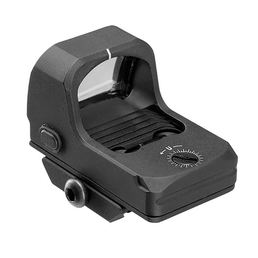 UTG OP3 Reflex Micro Dot Green 4 MOA Single-Dot LPZ inkl. Adaptive Base schwarz Bild 3
